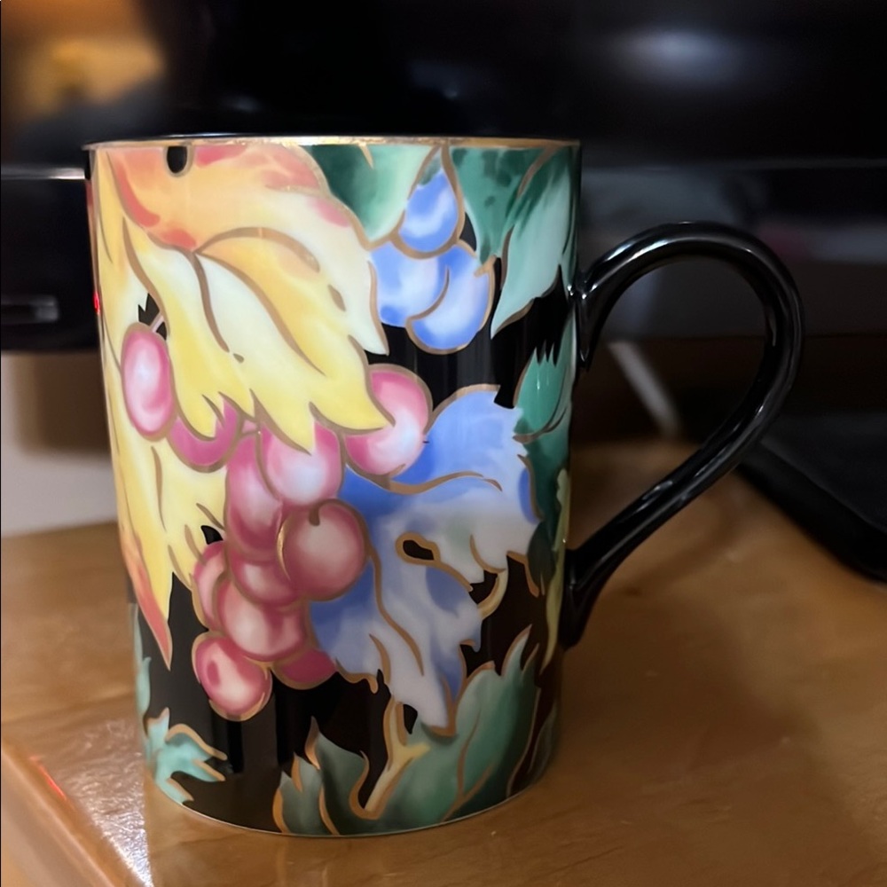 Fitz and Floyd Vineyard Porcelain Mug